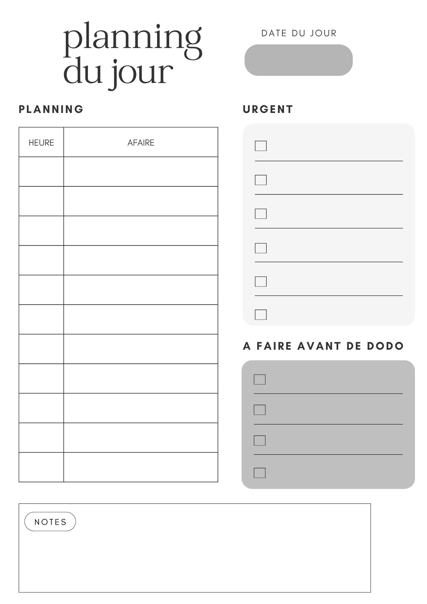Notepad / Bloc-Note